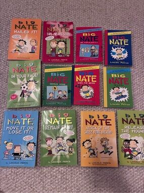 Big Nate Book Set of 12 - soft cover